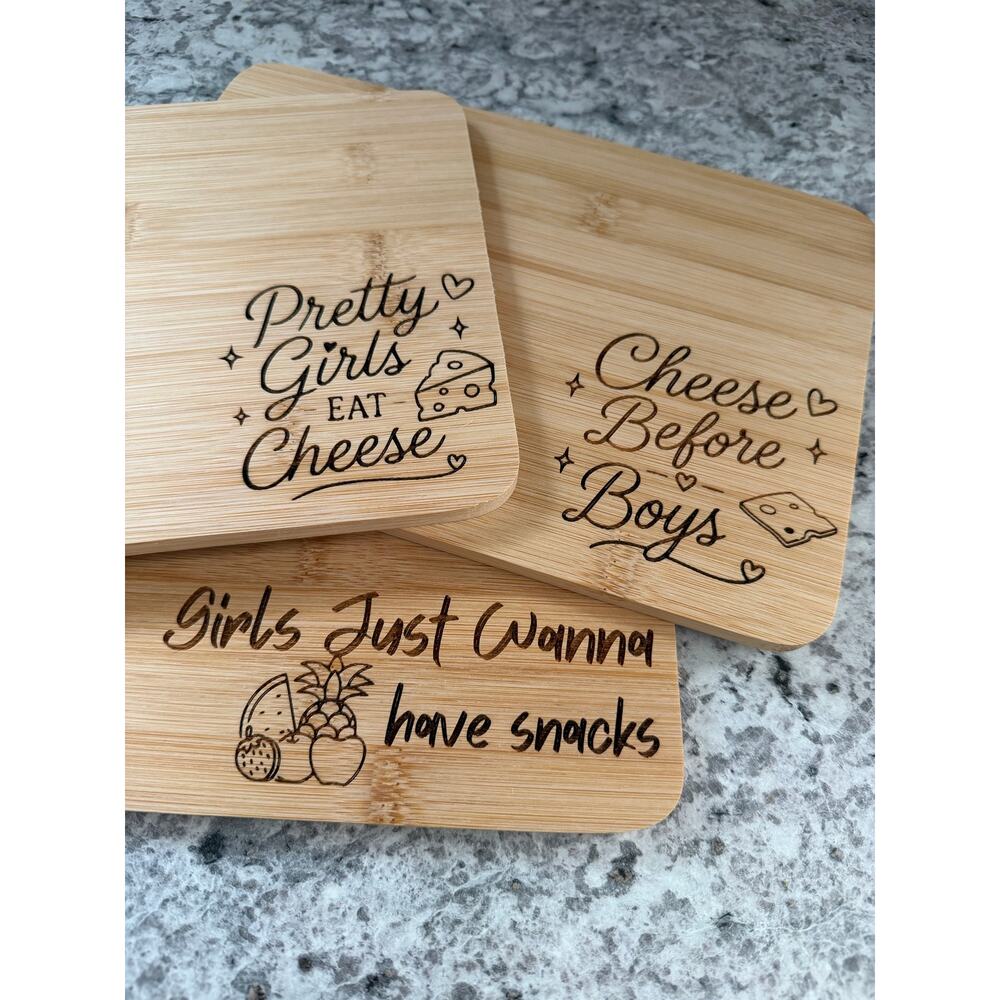 Cute, Funny Cutting Boards, Bundle of 3 - 9x6